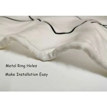 YoKii Boho Moroccan Shower Curtain - Spa Elegance