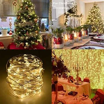 BXROIU Fairy Lights: 8 Modes Remote Control for All Occasions