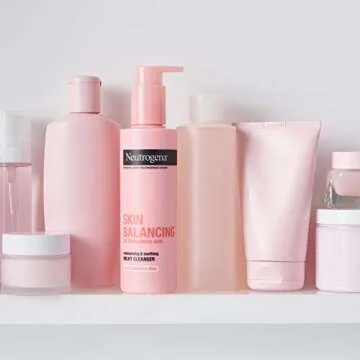 Neutrogena Skin Balancing Milky Cleanser with 2% Polyhydroxy Acid (PHA), Soothing & Moisturizing Face Wash for Dry & Sensitive Skin, Paraben-Free, Soap-Free, Sulfate-Free, 6.3 oz