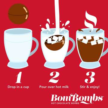 Bombombs Hot Chocolate Gift Set with 5 Flavors