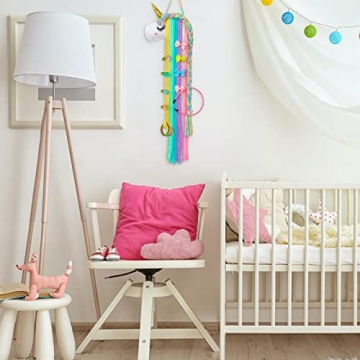 Charming Unicorn Hair Bow Holder for Girls Room Decor