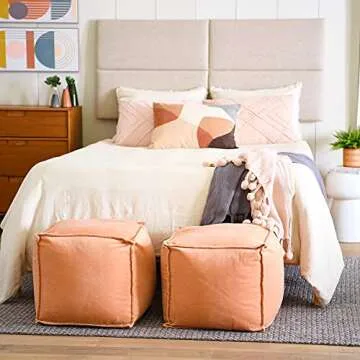 Main + Mesa Woven Cotton Pom Pom Throw