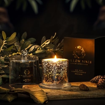 Luxury Aromatherapy Candle with Long Burn Time and Refreshing Scent