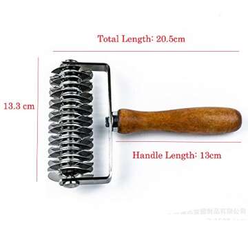 Hosmide Kitchen Lattice Roller Cutter - Premium Stainless Steel