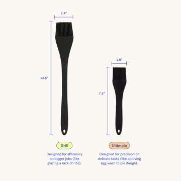 GIR Silicone Basting Brush - Heat Resistant & Versatile Kitchen Tool
