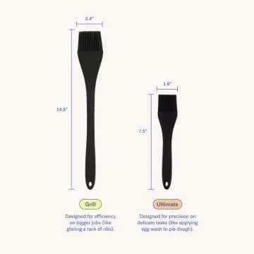 GIR Silicone Basting Brush - Heat Resistant & Versatile Kitchen Tool