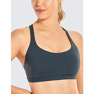 Stylish CRZ YOGA Strappy Sports Bra for Active Women