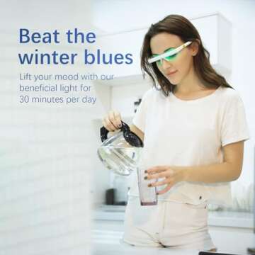 PEGASI 2 Smart Light Therapy Glasses for Mood & Energy Boost