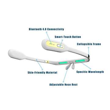 PEGASI 2 Smart Light Therapy Glasses for Mood & Energy Boost