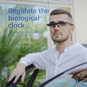 PEGASI 2 Smart Light Therapy Glasses for Mood & Energy Boost