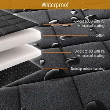 Active Pets Dog Car Seat Cover for Back Seat. Car Seat Protector Dog Hammock for Car - Waterproof Pet Back Seat Cover for Trucks, Sedans & SUVs - Use with Chom Chom Roller Pet Hair Remover. Pink