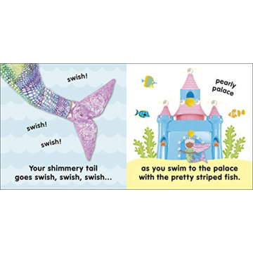 Baby Touch and Feel Mermaid Book for Toddlers