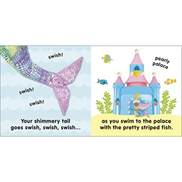 Baby Touch and Feel Mermaid Book for Toddlers