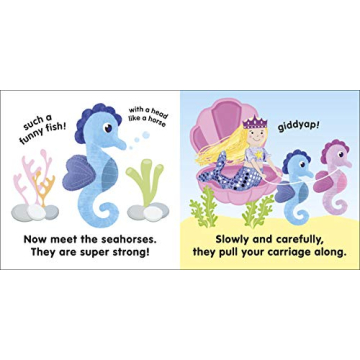 Baby Touch and Feel Mermaid Book for Toddlers