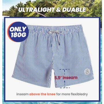 Stylish maamgic Men's Swim Trunks with Quick Dry Fabric