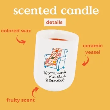 Ban.do Fruity Scented Decorative Candle for Cozy Spaces