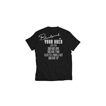 Blackpink Square UP T-Shirt - Extra Large White Fan Merchandise