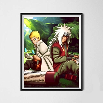 Gama Sennin Jiraiya Sasuke Anime Fan Art Canvas Posters