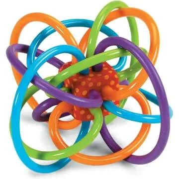Manhattan Toy Winkel Rattle Sensory Teether for Babies