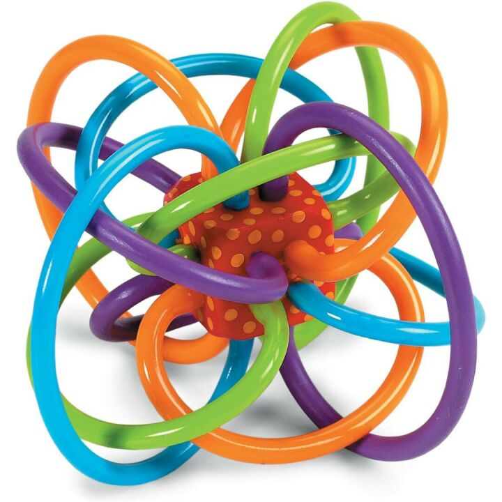 Manhattan Toy Winkel Rattle Sensory Teether for Babies