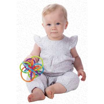 Manhattan Toy Winkel Rattle Sensory Teether for Babies