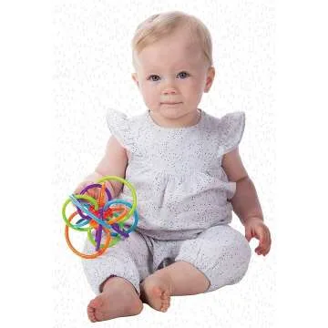 Manhattan Toy Winkel Rattle Sensory Teether for Babies