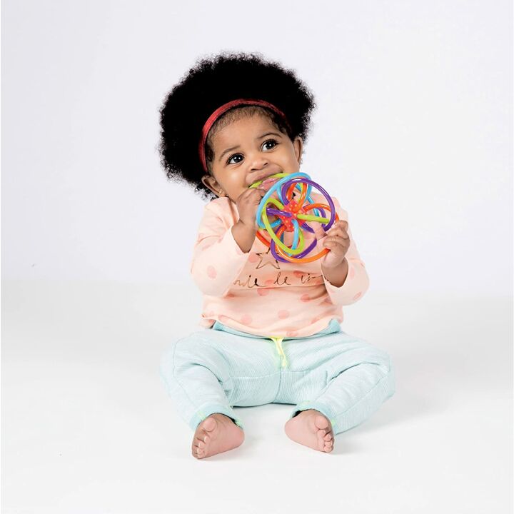 Manhattan Toy Winkel Rattle Sensory Teether for Babies