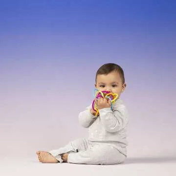 Manhattan Toy Winkel Rattle Sensory Teether for Babies