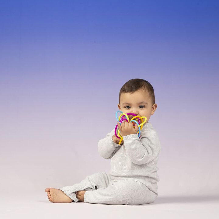 Manhattan Toy Winkel Rattle Sensory Teether for Babies