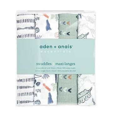 aden + anais Essentials Muslin Swaddle Blanket Set
