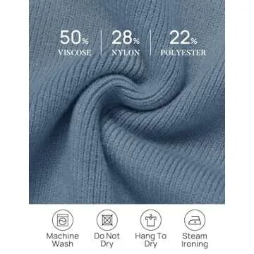 ZESICA Women's Dustblue Cardigan for Casual & Chic Looks