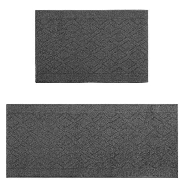 COSY HOMEER Anti-Slip Kitchen Rug Mats - Soft & Washable