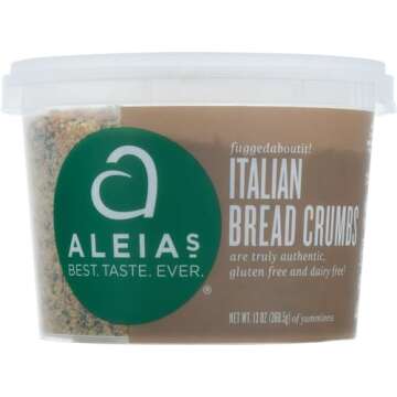 Aleias Gluten Free Italian Bread Crumbs for Delicious Meals