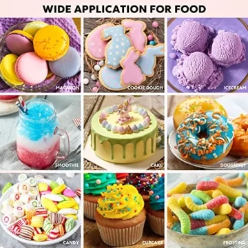 Vibrant 12-Color Food Coloring Set for Baking and Crafts