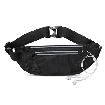 WAMEDA slim Running Waist Pack for Running Men's and Women's Sports Fitness Belts Fashion Fanny Bag?...