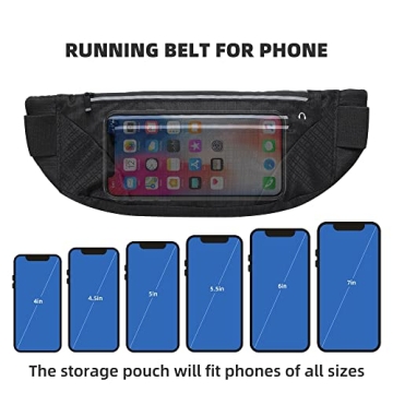 WAMEDA Slim Running Waist Pack for Active Lifestyle