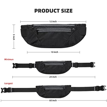 WAMEDA Slim Running Waist Pack for Active Lifestyle