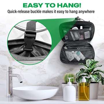 COR Surf Carry On Travel Backpack Bundle | Island Hopper Travel Backpack with Toiletry Bag and Compression Packing Cube Set (28L, Black)