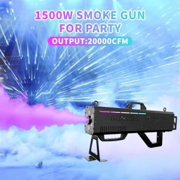 1500W Smoke Gun with LED Lights for Parties and Events