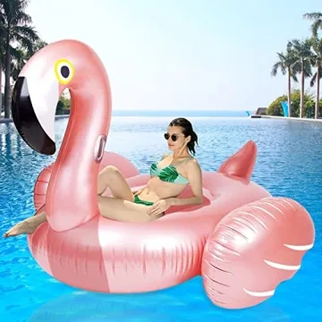 Giant Inflatable Flamingo Ride On Pool Float - Perfect for Summer Fun!