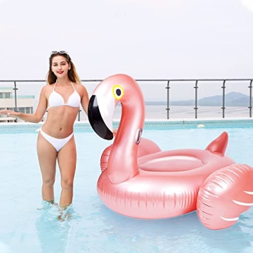 Giant Inflatable Flamingo Ride On Pool Float for Summer