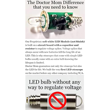 5th Gen Dr Mom Otoscope for Health Professionals and Parents