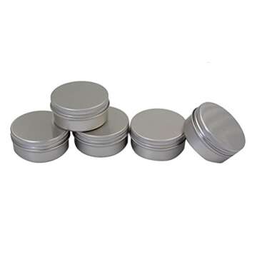 CTKcom 1-Ounce Aluminum Tins for Lip Balm and Crafts