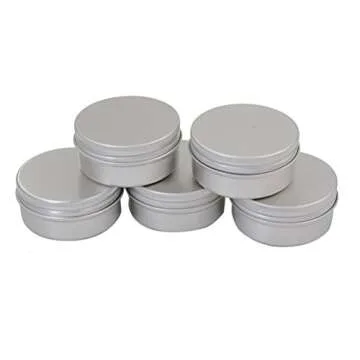 CTKcom 1-Ounce Aluminum Tins for Lip Balm and Crafts
