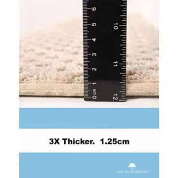 Oak Valley Designs™ Rounded Bullnose Carpet Stair Treads - Anti Slip Indoor Stair Mats for Wooden Stairs, Style: Bayside Charm, Crystal Canyon 27" W X 9.75" D (Set of 14)