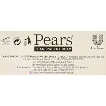 Pears Soap Gentle Care Transparent 4.4 oz