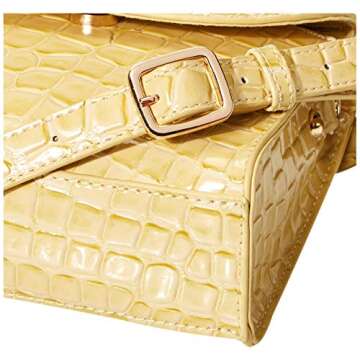 The Drop Women's Diana Top Handle Crossbody Bag Butter, One Size