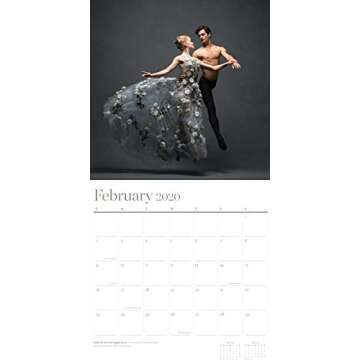 Dance: The Art of Movement 2020 Wall Calendar