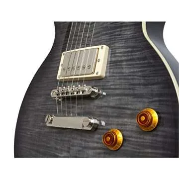 Epiphone 6 String Les Paul Standard Plustop PRO, Trans Black (ENLPTBNH3)