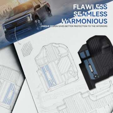 OEDRO Floor Mats for 2015-2025 Ford F-150 SuperCrew